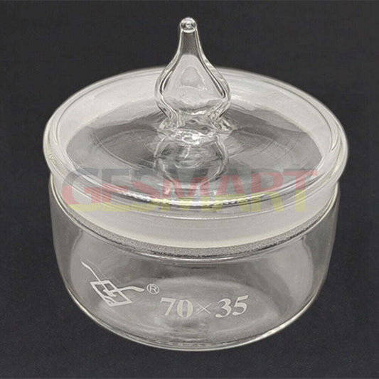 1. Clear glass 70x35mm benzine cup for precise watch repair  