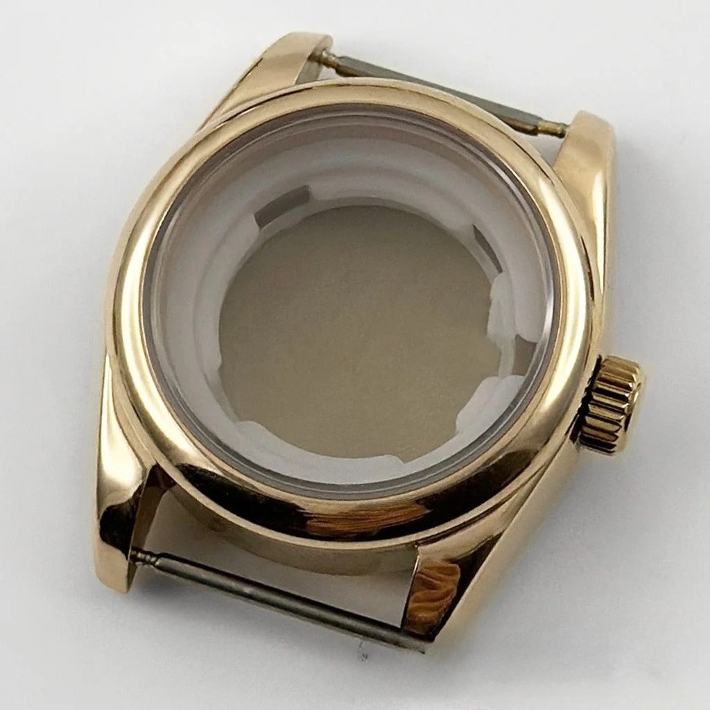 31MM Round Bezel Sapphire Glass Jubilee bracelet Watch Case Ladies Fit NH05 NH06