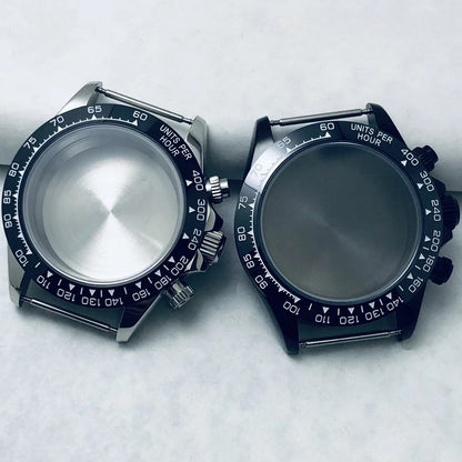 Modified Daytona Chronograph 40mm VK63 Ceramic Bezel Watch Case Fit VK63A VK64