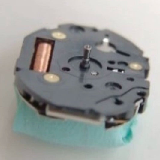 Japan Made Epson VS17 quartz watch movement with Eco-Drive solar technology, 3-hand display by Epson.
