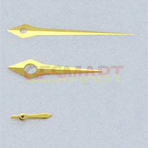 Long Pointed NO Lume Golden Watch Hands for ST3600/ST3620/ETA6497/6498 Movement