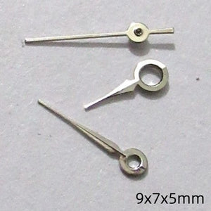 9mm Silver Painted Watch Hands Set for Miyota 2035 2115 2105 2305 Movement