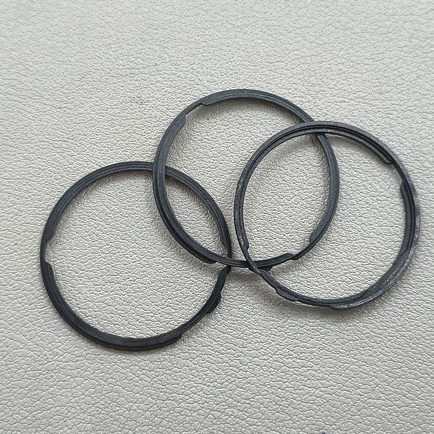 3 PIECES Cushion Mount Spacer Ring Fixing Ring for Orient 46943 Movement