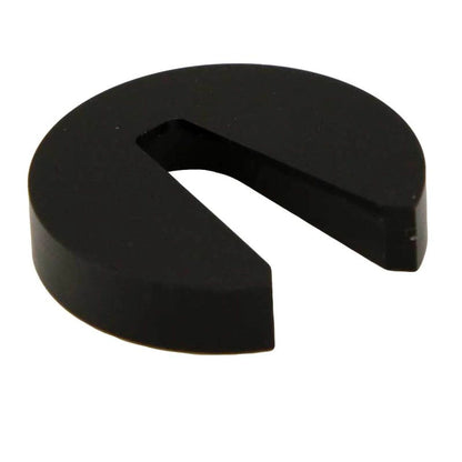 Bergeon 7990 watchmaker tool holding balance wheel impulse-pin for precise cleaning.