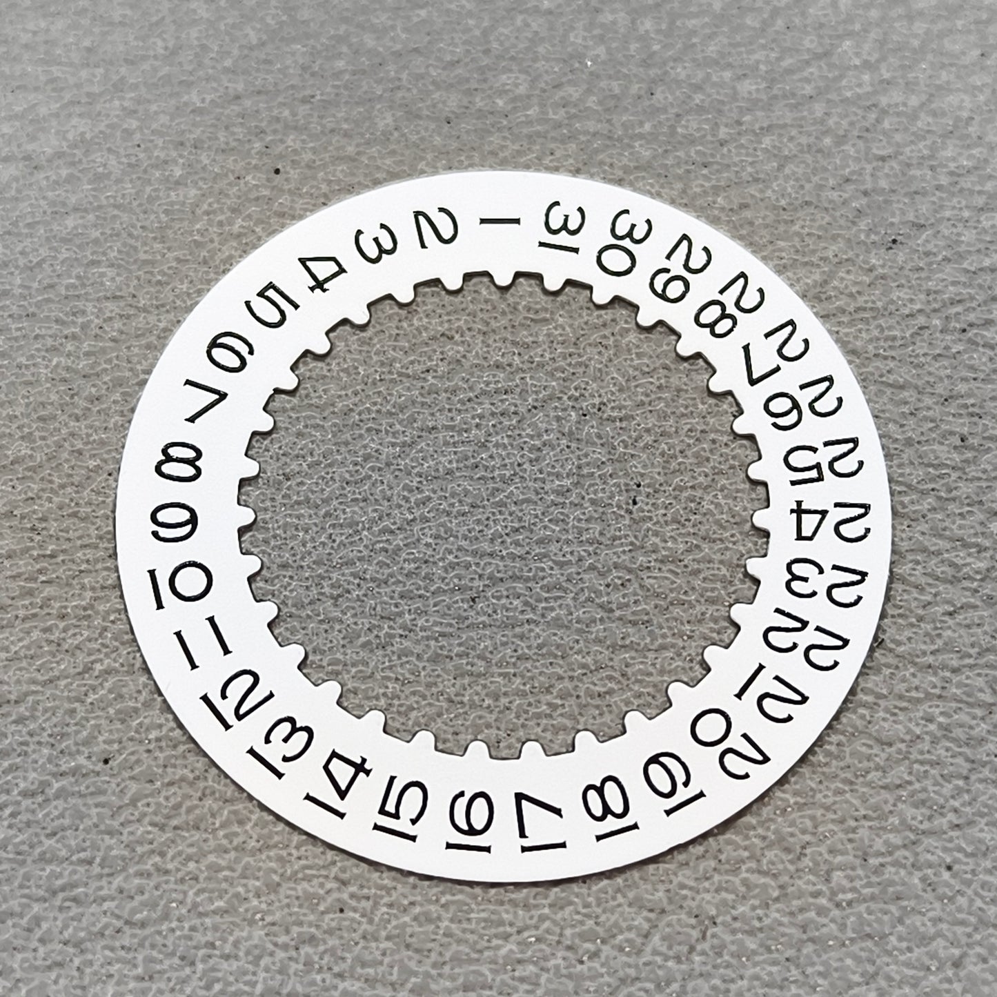 Vintage White Date Disk Wheel Generic for RLX3235 3285 Movement Date@9
