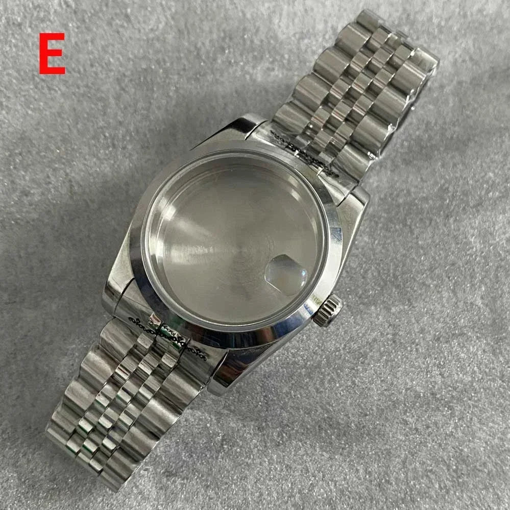 36mm Watch Case Set Sapphire Glass with Calendar Window for NH35/NH36/4R