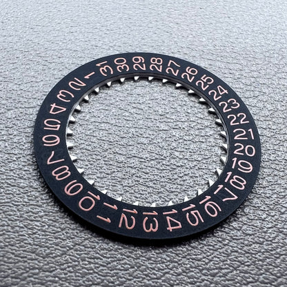 Orange Character Black Background Disk Date Wheel for NH35 NH36 Movement Date@3