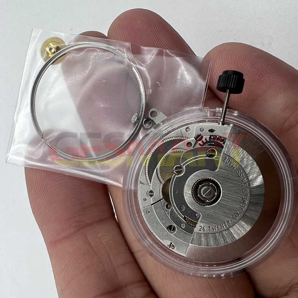 SW200-1 automatic mechanical watch movement by Sellita, precise ETA 2824-2 replacement for watch repairs.