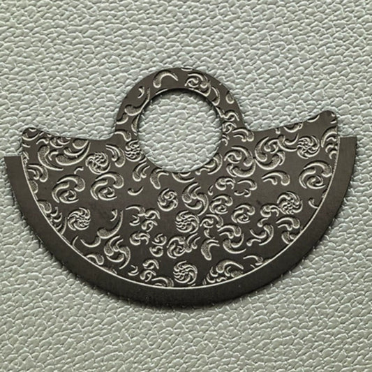 Black Chinese Vintage Auspicious Pattern Rotor Oscillating Weight for NH35