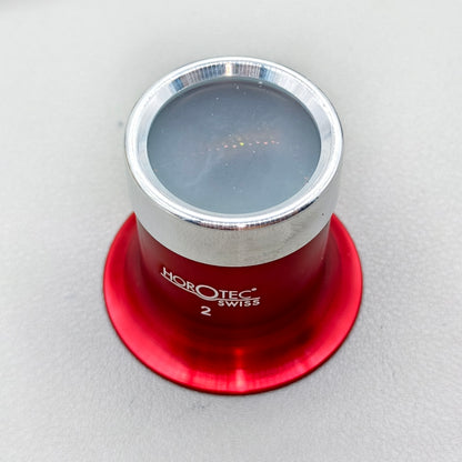 Swiss Horotec MSA00.031-2 5.0x Eyeglass In Aluminium Anodised With Screwed Ring