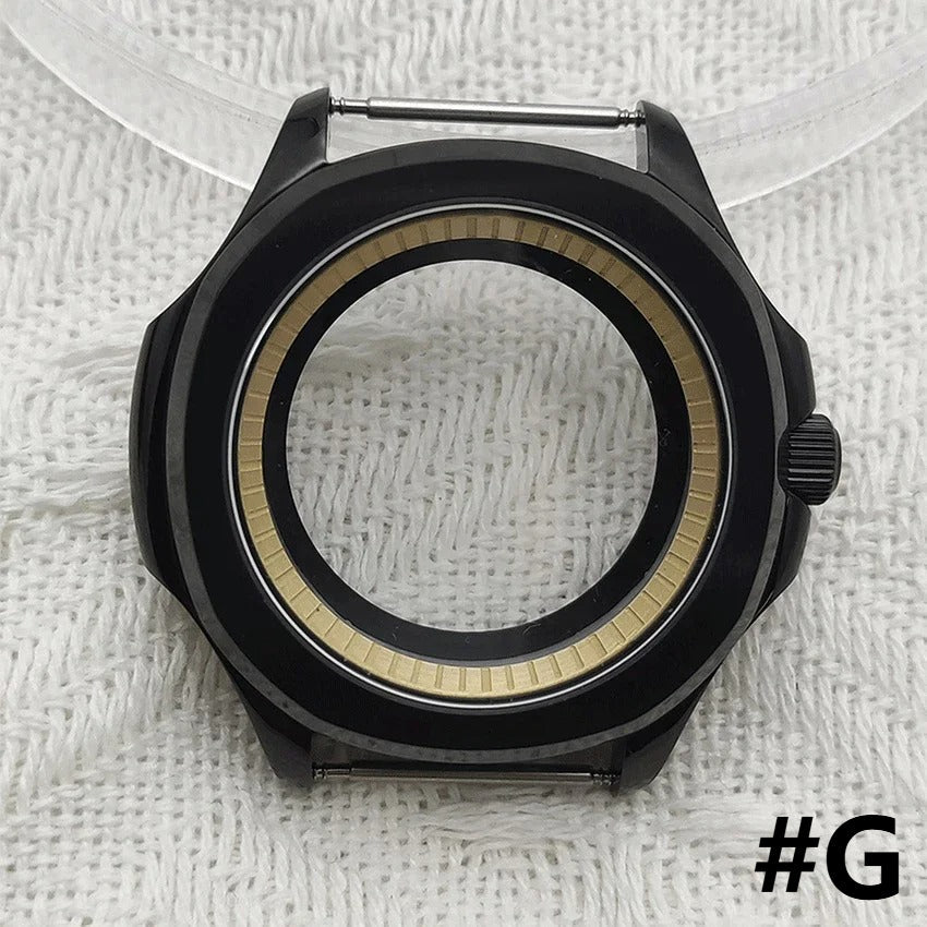 39MM Stainless Steel Colorful Ring Sapphire Glass Cover 5ATM for NH35/NH36/NH70