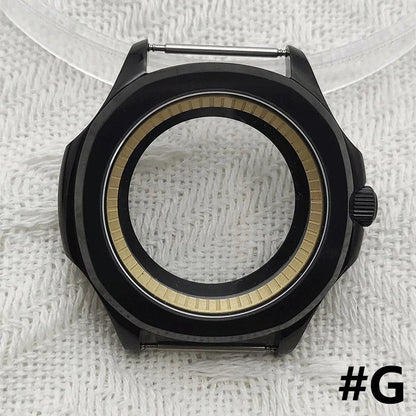 39MM Stainless Steel Colorful Ring Sapphire Glass Cover 5ATM for NH35/NH36/NH70