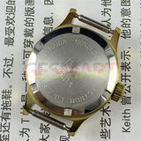 23mm SHANGHAI HAIDA Manual Mechanical Lady Watch Golden Nail Blackish Green Dial