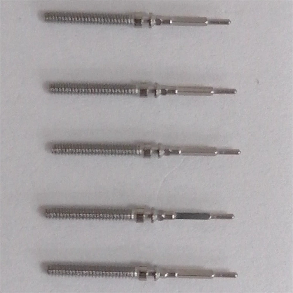 1. Set of 5 watch winding stems compatible with NH05 NH06 NH15 movements for precise repairs.  