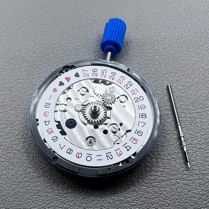 NH34 Automatic Mechanical GMT Movement White Disk Spades Font Hacking Seconds