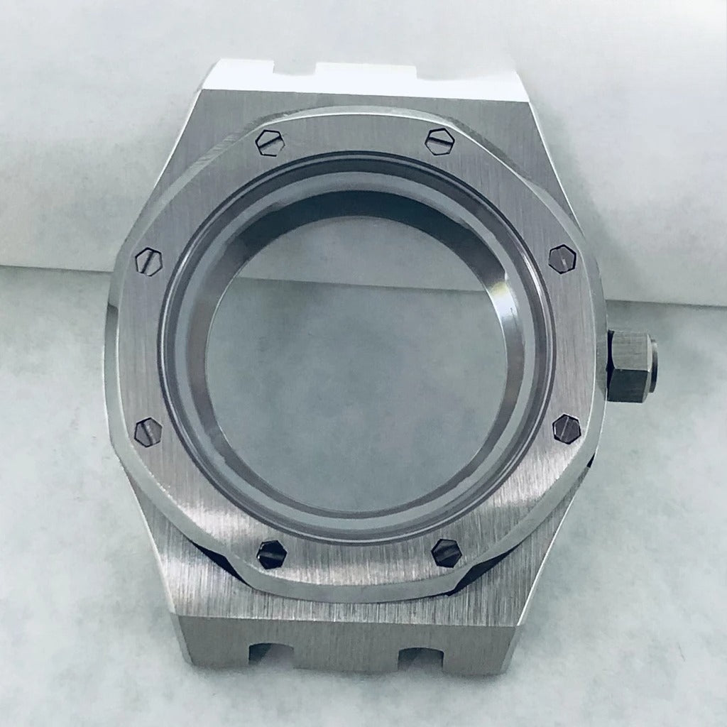 41mm AP Fit NH34 NH35 NH36 Transparent Back Sapphire Crystal AP Watch Case