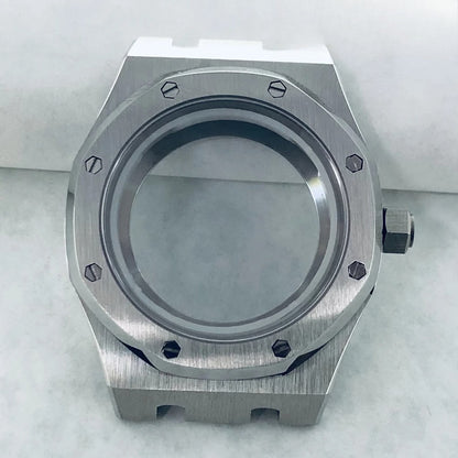 41mm AP Fit NH34 NH35 NH36 Transparent Back Sapphire Crystal AP Watch Case
