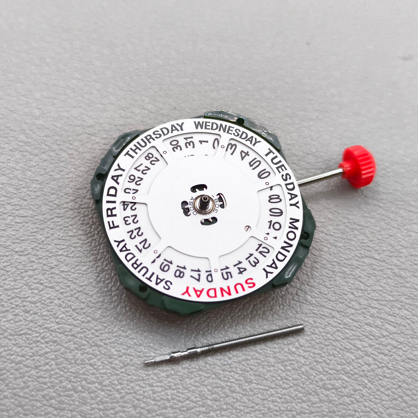 Miyota 2350 Quartz Movement 3 Hands Day Date Movement With Watch Stem