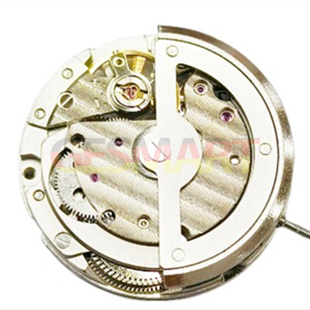 China Made 82S7 silver automatic mechanical watch movement, replacement for 8215 and 2813 models.