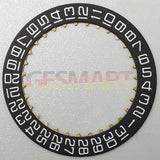 Swiss Black Date Disk Wheel Date Wheel for ETA2824 Date At 3 Square Font