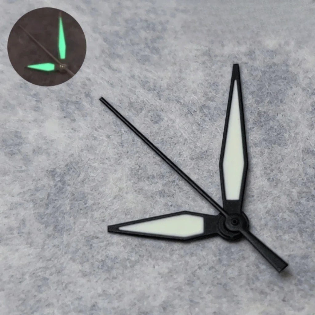 C3 Green luminous Multicolor Watch Hands for NH34 NH35 4R35 NH36 4R36 Movement