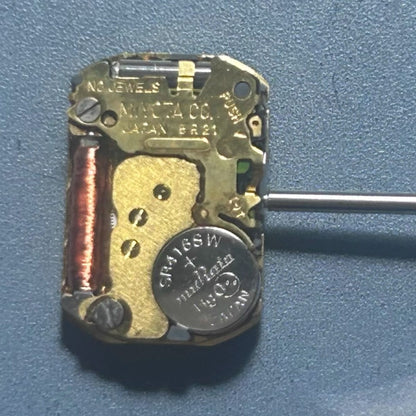 Japan Made Miyota 5R21 2 Hands Quartz Movement Golden Gilted Watch Part