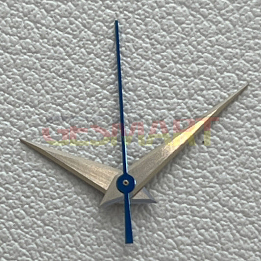 GS Polyhedral silver watch hands designed for NH35 NH36 movement, ideal for diving watches.