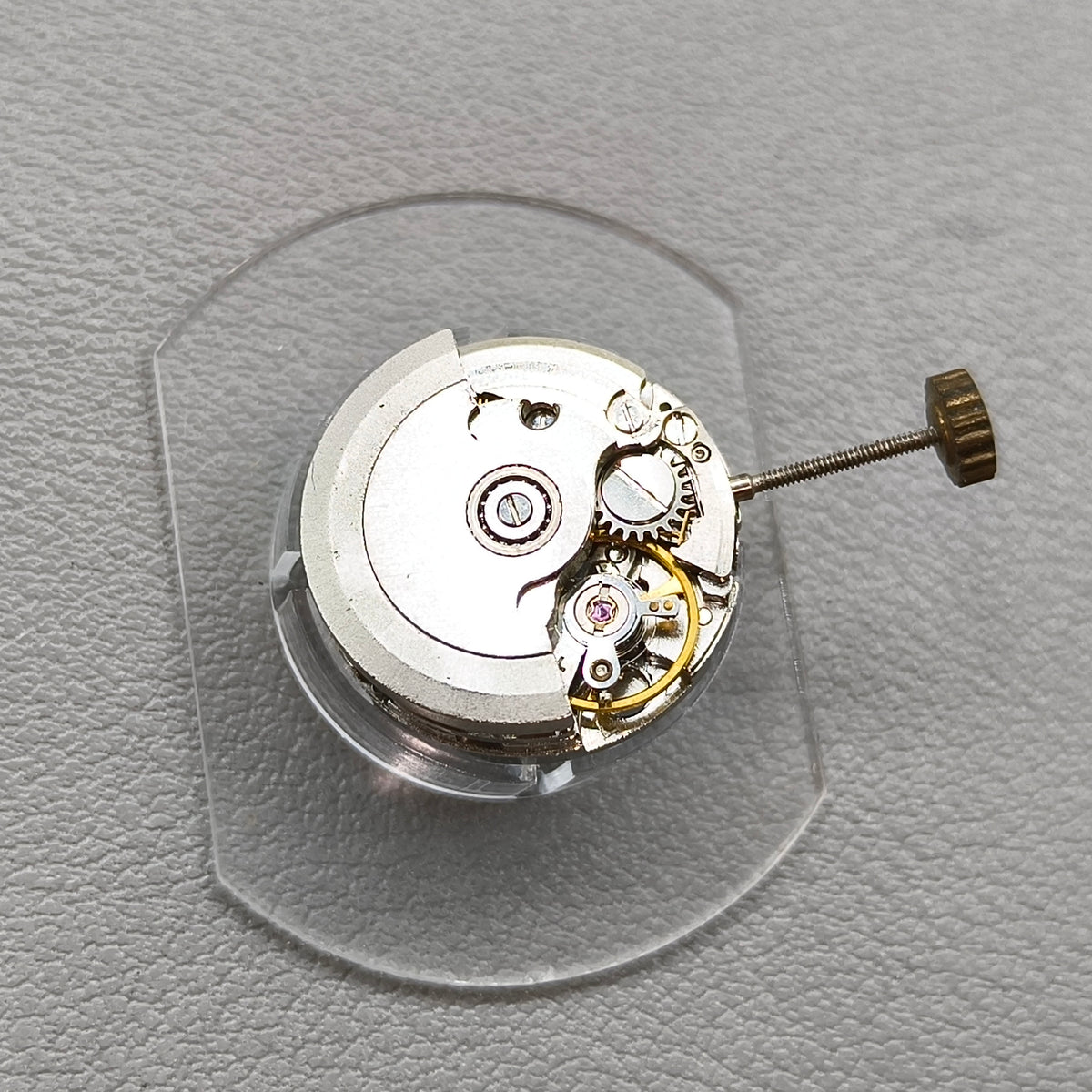 Silver Automatic Mechanical Movement for Lady Watch Cufflink Button
