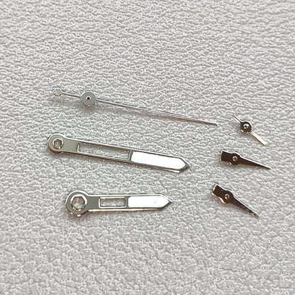 2 Sets/Pack Silver Trim Green Lume Watch Hands for Epson VD53 VD54 VD57 Movement