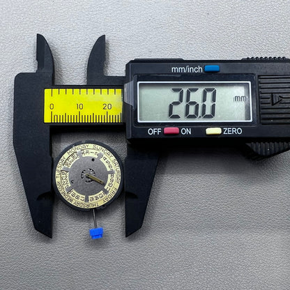 Swiss ETA805.144 Quartz Movement Golden Disk 3 Hands