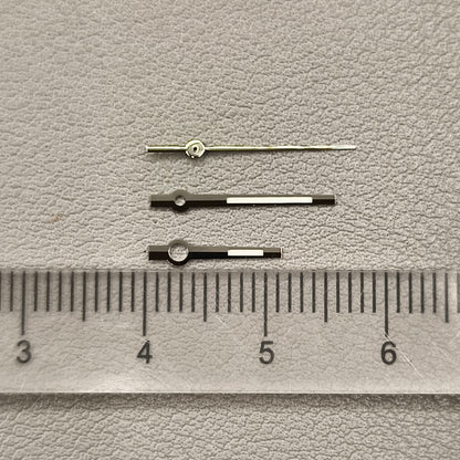2 Sets Modified C3 Green Luminous Silver Trim Watch Hands for NH35A NH36A