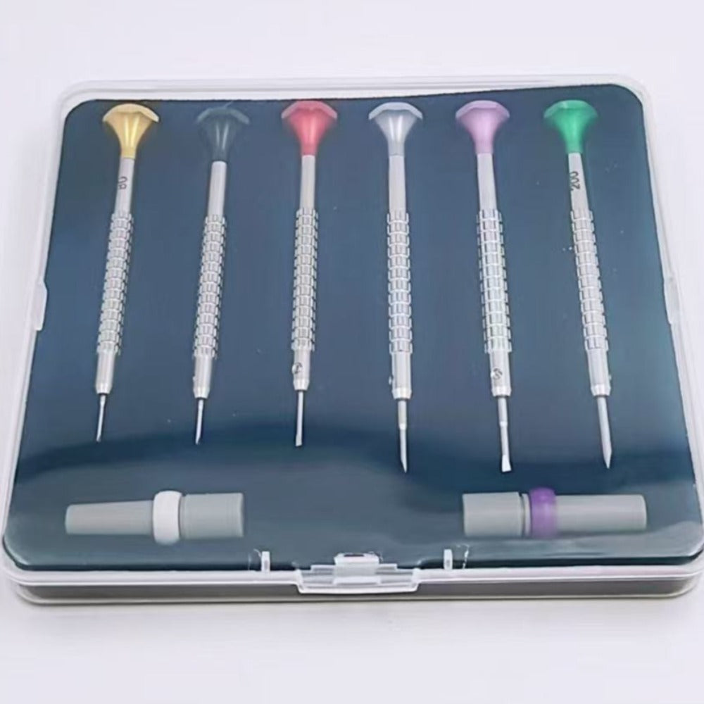 Octagonal head screwdriver set for watch repair, 0.8-2mm precision tools by China Made.