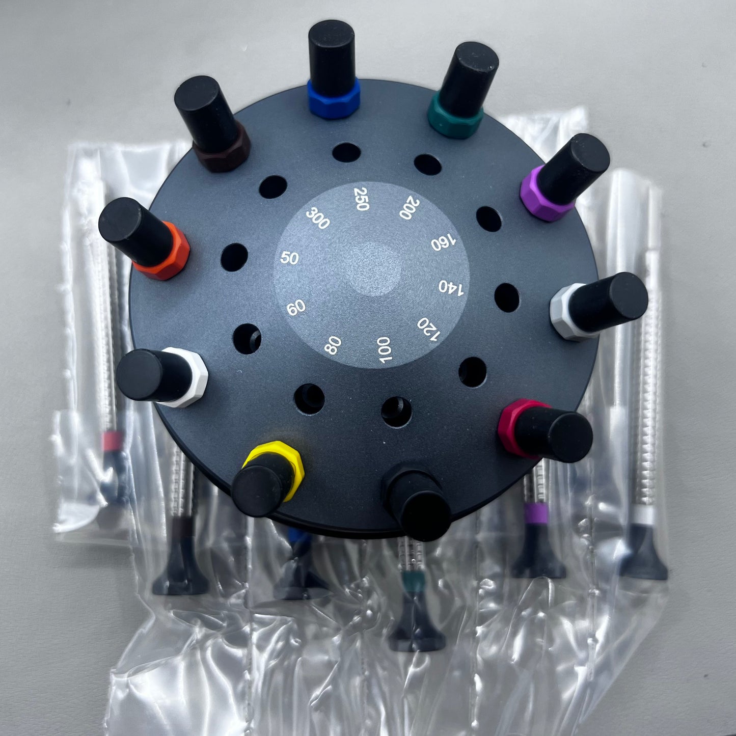 Swiss Bergeon 7965-S10 Set Of 10 Screwdrivers With Rotating Stand