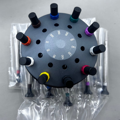 Swiss Bergeon 7965-S10 Set Of 10 Screwdrivers With Rotating Stand