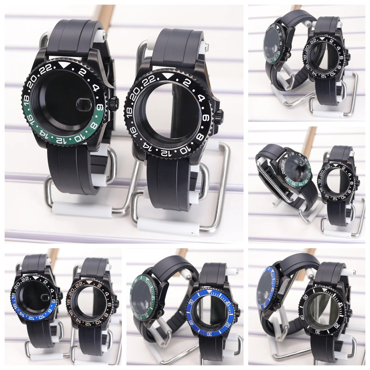 40mm Watch Case For NH35 NH34 NH36 4R36 NH70 Miyota 8215 Eta 2824 SUB GMT