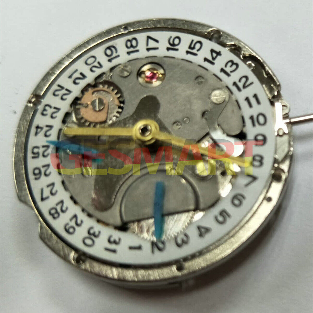 Shanghai brand automatic watch with mechanical movement, R9-3 model, small seconds dial at 9 o'clock.