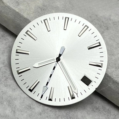 28.5mm Dial Watch Modified Green Luminous Dial For NH35 NH36 4R 7S Movement
