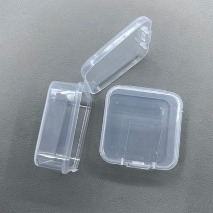 10 PIECES Square Large Plastic PP Transparent Box Fit for Watch Part