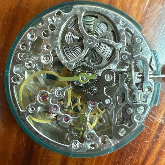 Tianjin Made Hollow Seagull ST17 T17 watch part showcasing intricate automatic mechanical movement details.