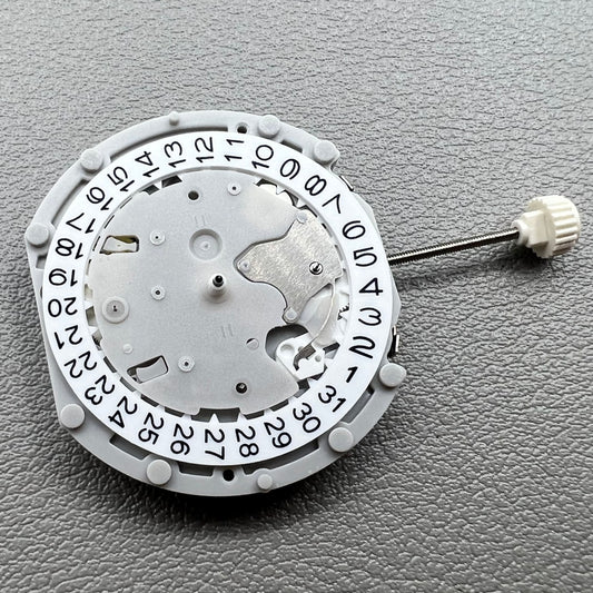 2 PIECES Sunon PE70 Quartz Watch Movement 3 Hands with 3 Eyes Date@3