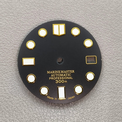28.50mm Watch Dial with Green Luminous Suitable for NH35 Movement