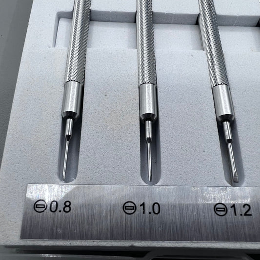 Screwdriver Set 316 Stainless Steel Watchmakers Ergonomic 6 Pieces Screwdriver