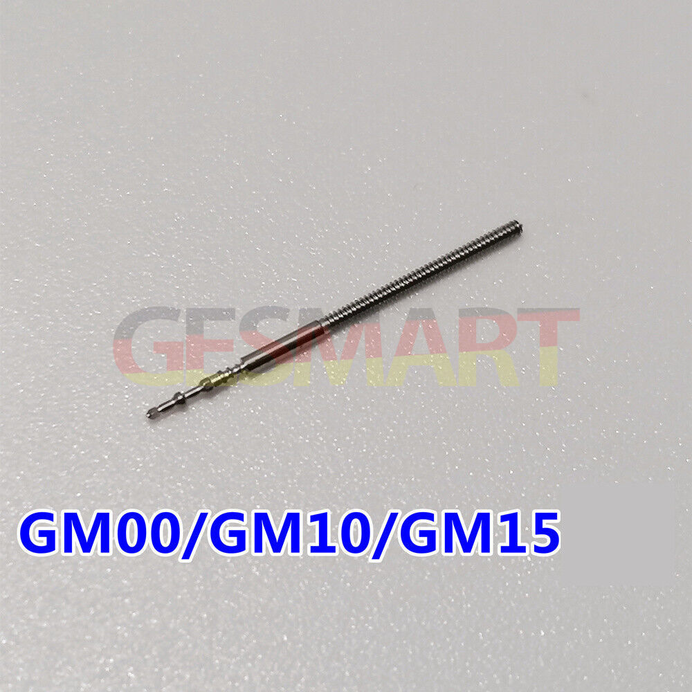 Set of 5 replacement watch winding stems for Miyota GM00, GM10, GM15 movements, durable and precise.