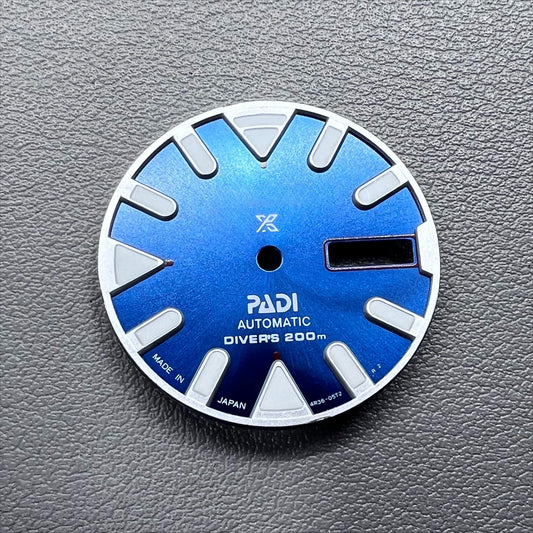 28.5mm Watch Dial Blue Modified Diving Green Luminous for NH35 NH36 Movement