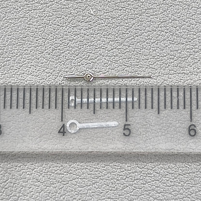 Silver Trim 2 Sets of Watch Hands for Miyota 2035 Quartz Movement
