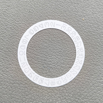 2 PIECES White Background Light Grey Character Disk Date Wheel for NH35 NH36