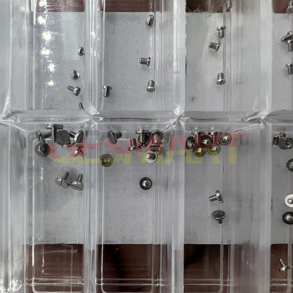 High End S/S Mini Screws for Case Back, Straight Line Head, 8 Sizes, 180PCS