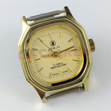 26mm SHANGHAI JINJI Manual Mechanical Lady Watch 17 Jews Golden Square Case