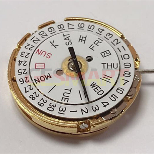 Seagull ST6 Goldener Doppelkalender mit Mondphase T16 Automatisches mechanisches Uhrwerk