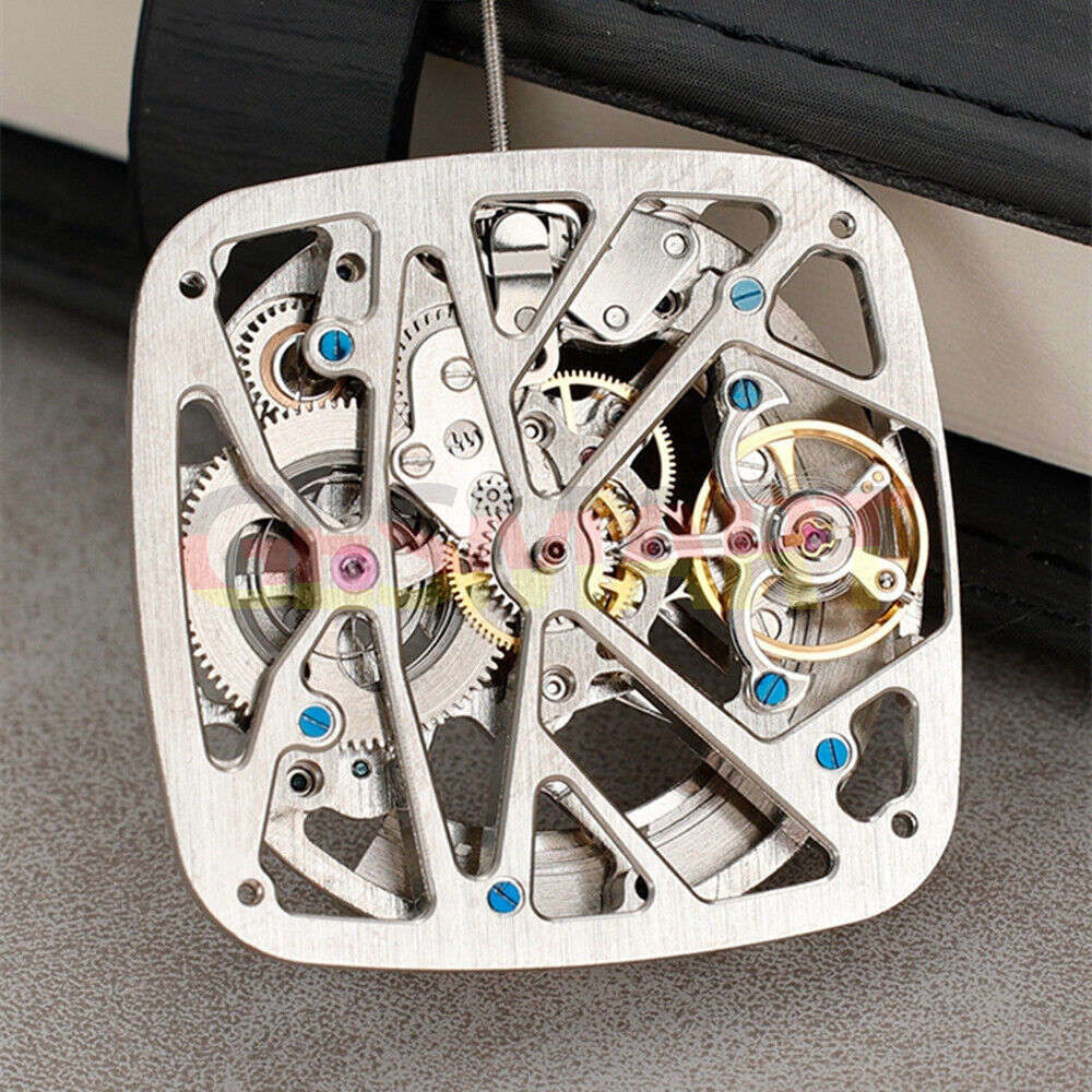M2771B hollow square bare balance wheel by China Made, precision part for automatic mechanical watches.